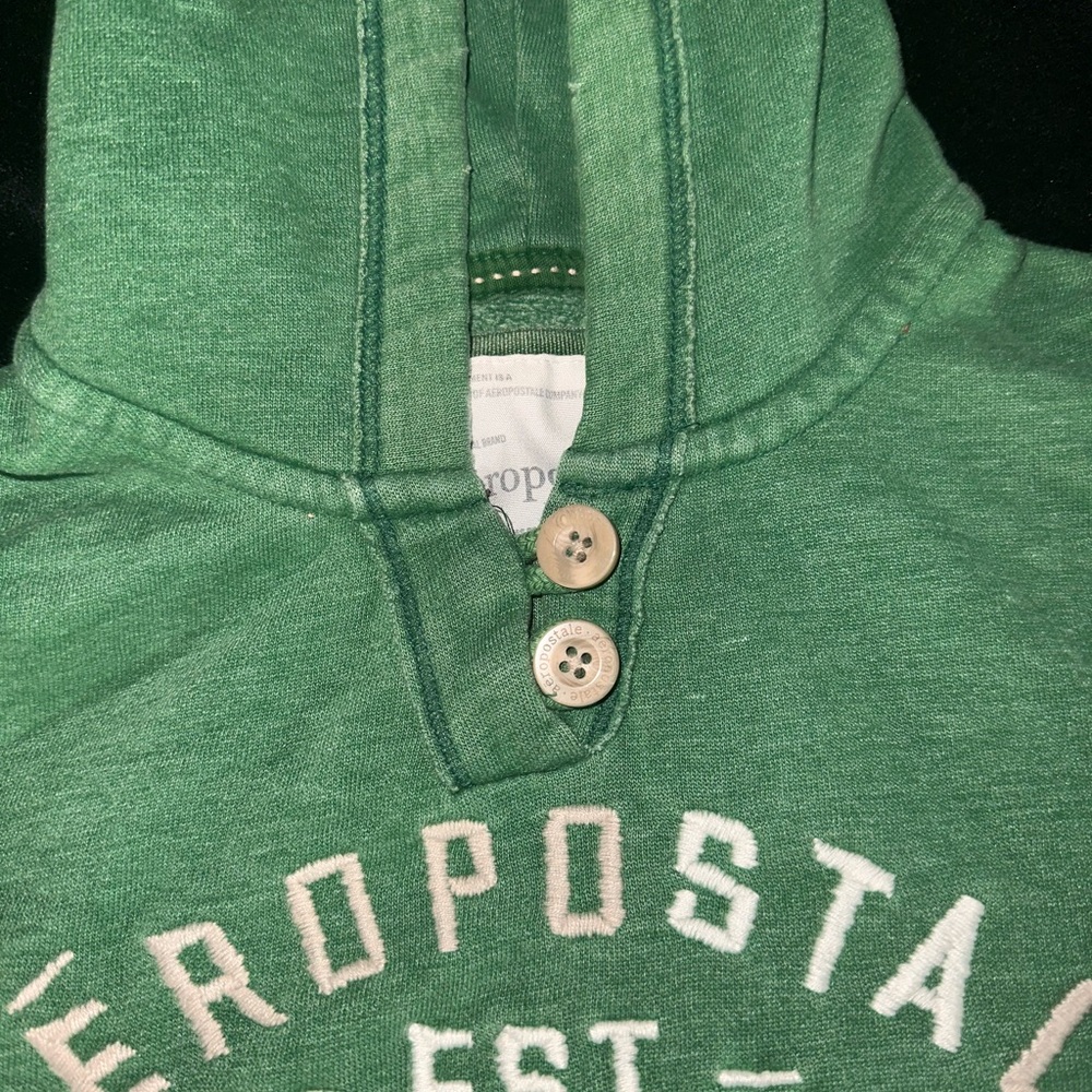 aeropostale. RARE! 2000’s! emerald ny pullover hoodie. XL.
